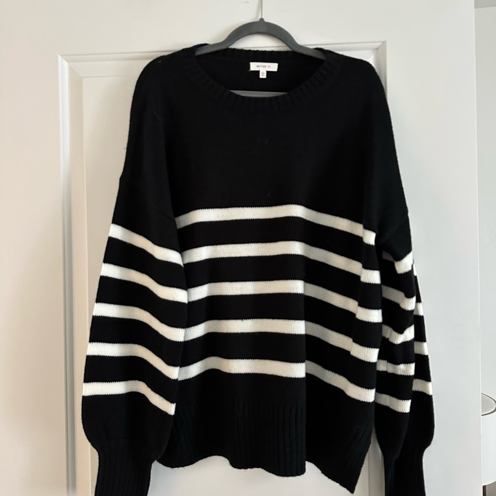 Pinkblush striped sweater